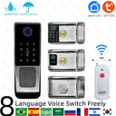 Smart Biometric Outdoor Lock Secure WiFi Fingerprint Control
