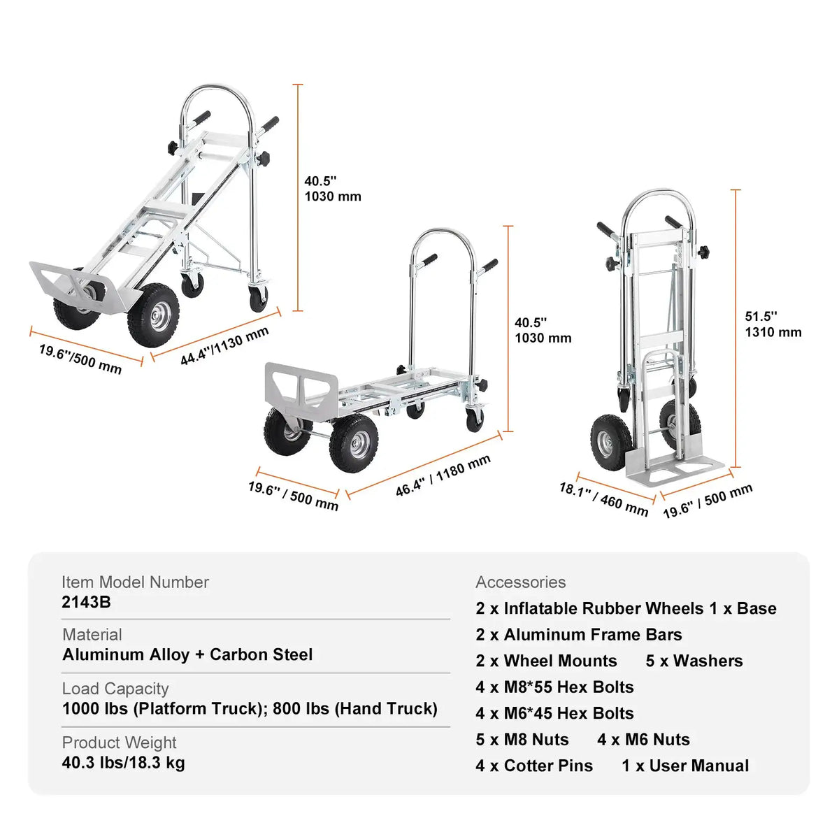 Aluminum Folding Hand Truck — product image 10