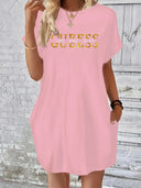 Guilancn Plus Size Dress for City Wear