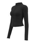 Waist Slimming High Quality Training Tops Women's Tight Zipper Shirts