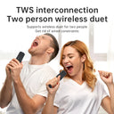 Karaoke Machine Bluetooth PA System with Microphones