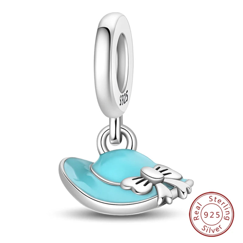 Sterling Silver Blue Purple Butterfly