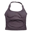 Breathable Gym Top Women Seamless Strappy Tank Bra