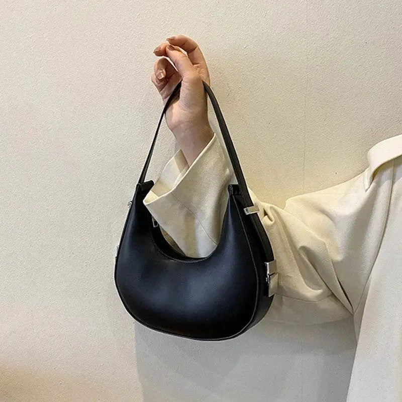 Underarm Tote Bags For Women Luxury Half Moon Hobo Bag