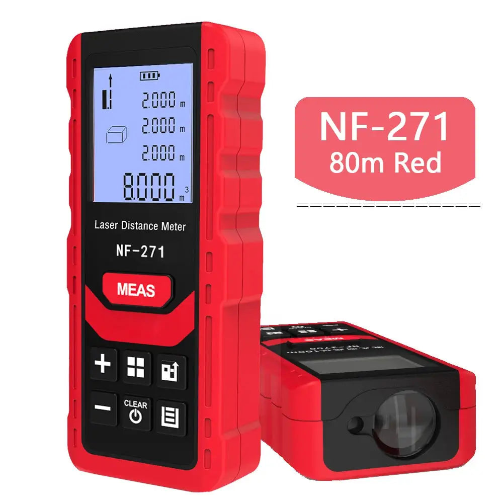 Noyafa NF-271 Laser Distance Meter Digital Ruler Test Tool 40M 80M Rangefinder Tape Measure Device for Home Improvement