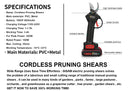 Low Noise Pruning Shears for Bonsai