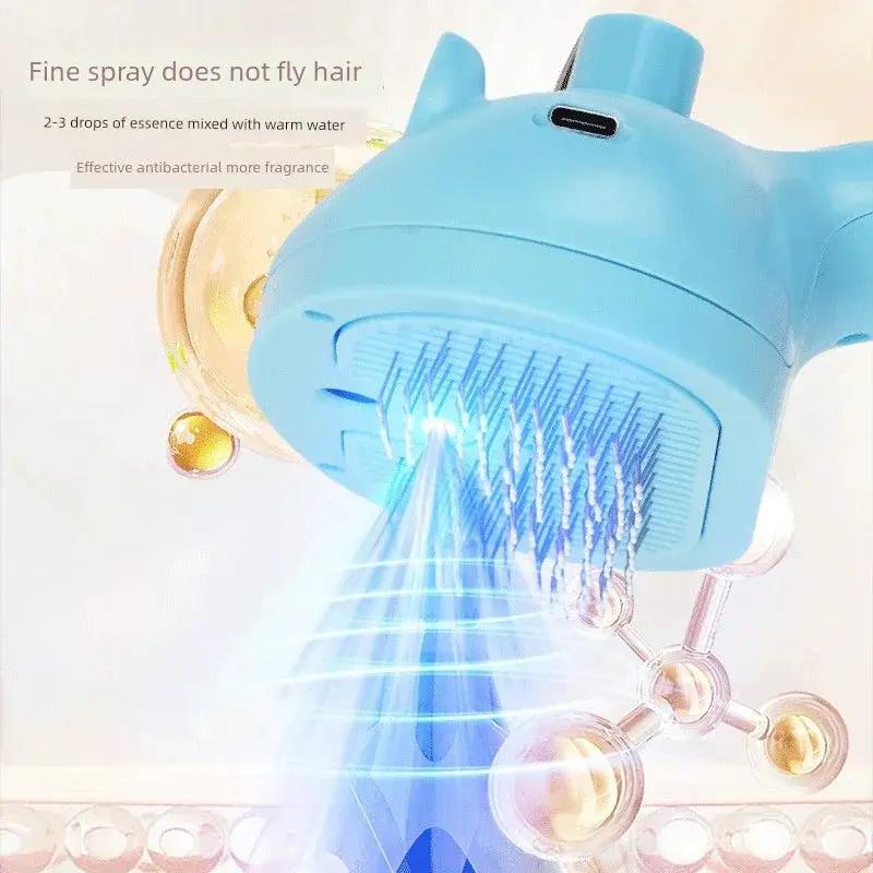 Pet Electric Brush Spray Cat Comb Tool For Grooming