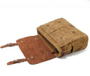 Vintage Waxed Canvas Leather Briefcase