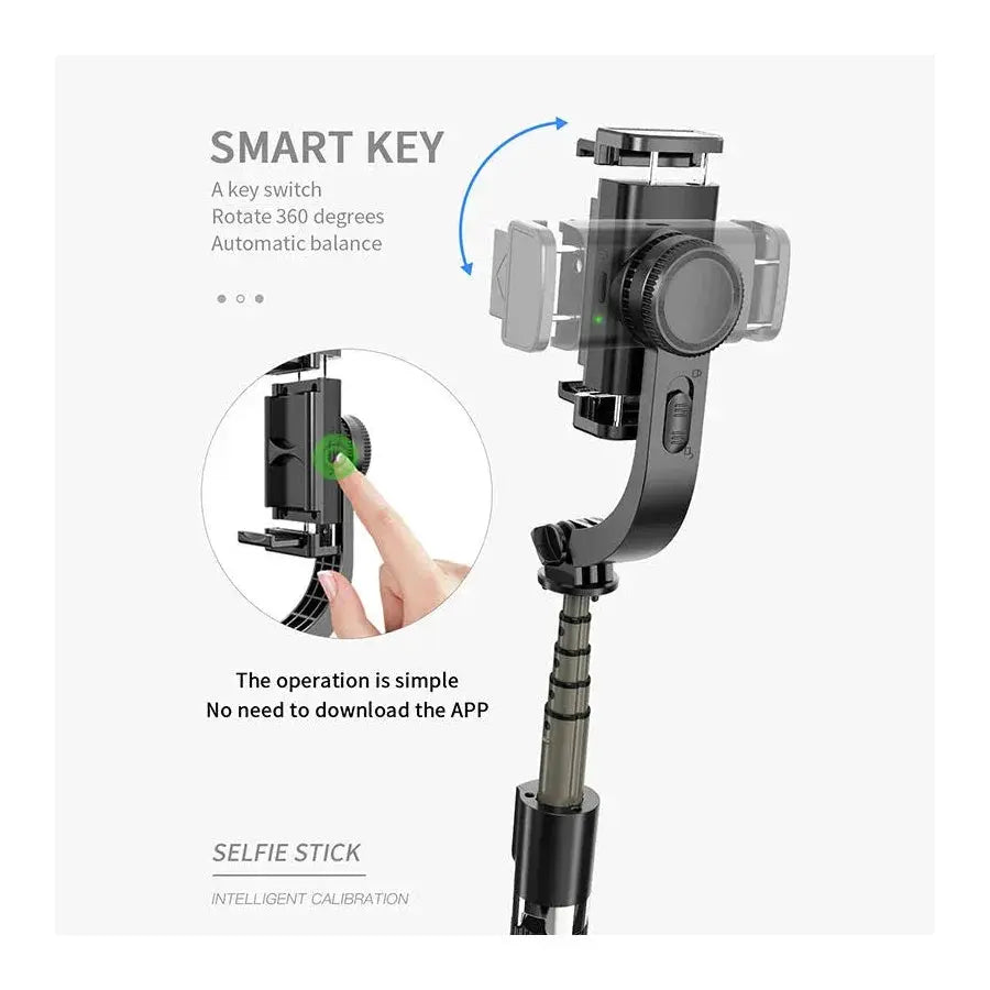 Handheld Gimbal Stabilizer for Smartphone 1 Axis Tripod