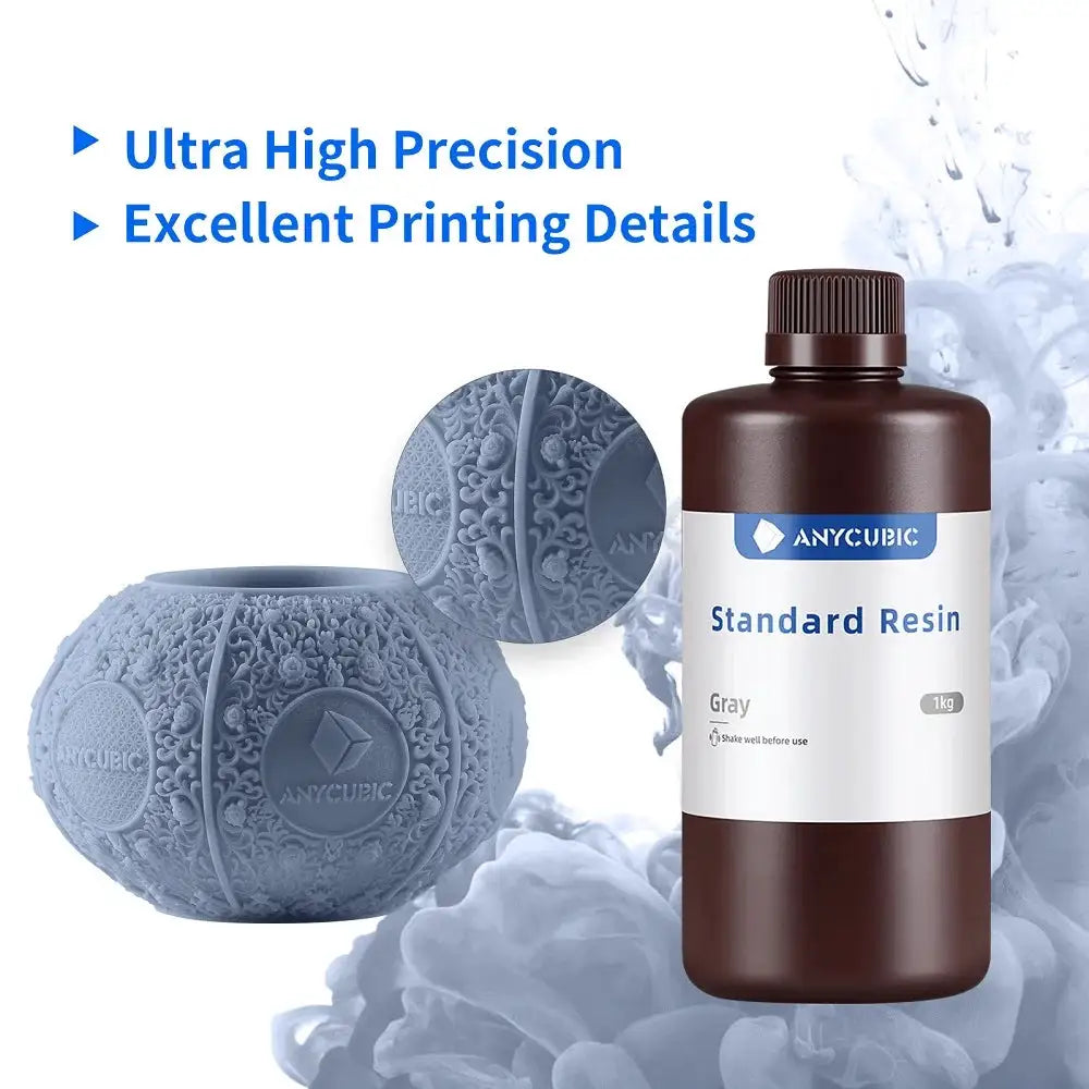 ANYCUBIC 5kg Standard Resin 405nm High Precision UV Resin For LCD 3D Printer Photopolymer Printing Material For Photon Mono 4K