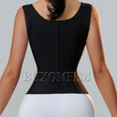 Fajas Colombians Girdles with Row Buckle and Zipper Waist Shaper