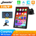7 to 9 Inch Universal Car Mirror Screen With Wireless CarPlay and Android Auto