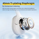QCY H3 Lite ANC Wireless Headphones - 60Hr Battery