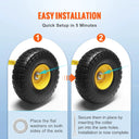 Solid PU Run Flat Tires And Wheels