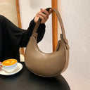 Armpit Bags: Cute Half Crescent Leather Bag