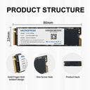 MicroFrom NVME M.2 SSD Gaming Speed and Compatibility Upgrade