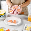 1Pcs Silicone Muffin Molds Cupcake Ice Cubes Mold For Air Fryer