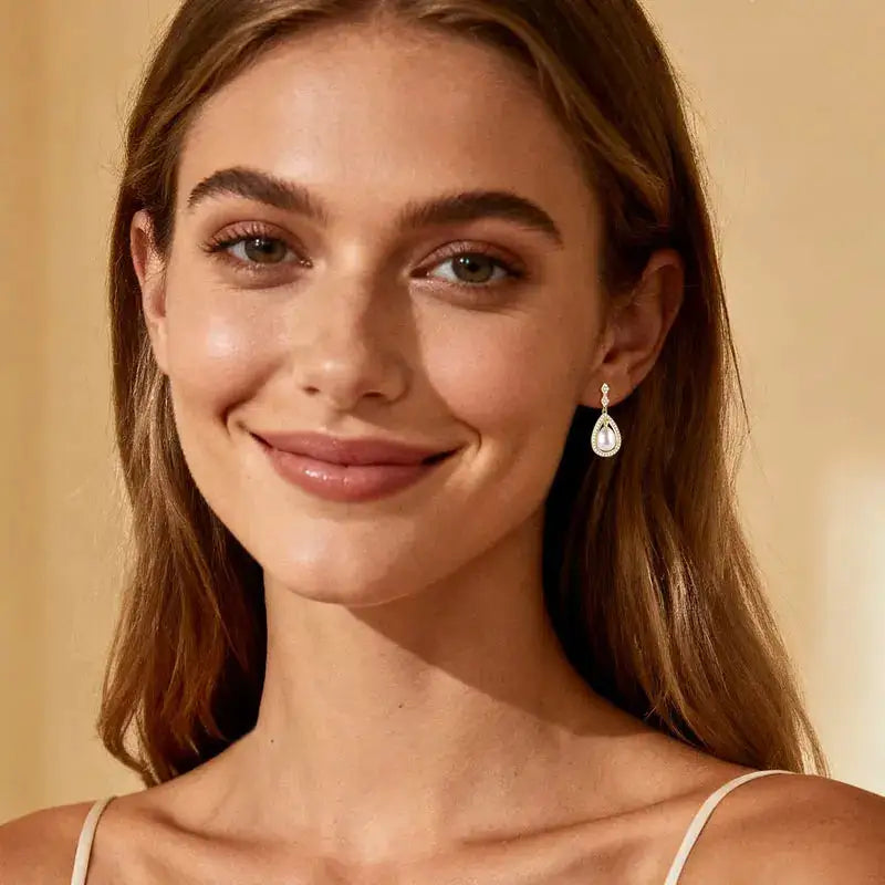 Gold Filled Pearl Earrings — product image 7