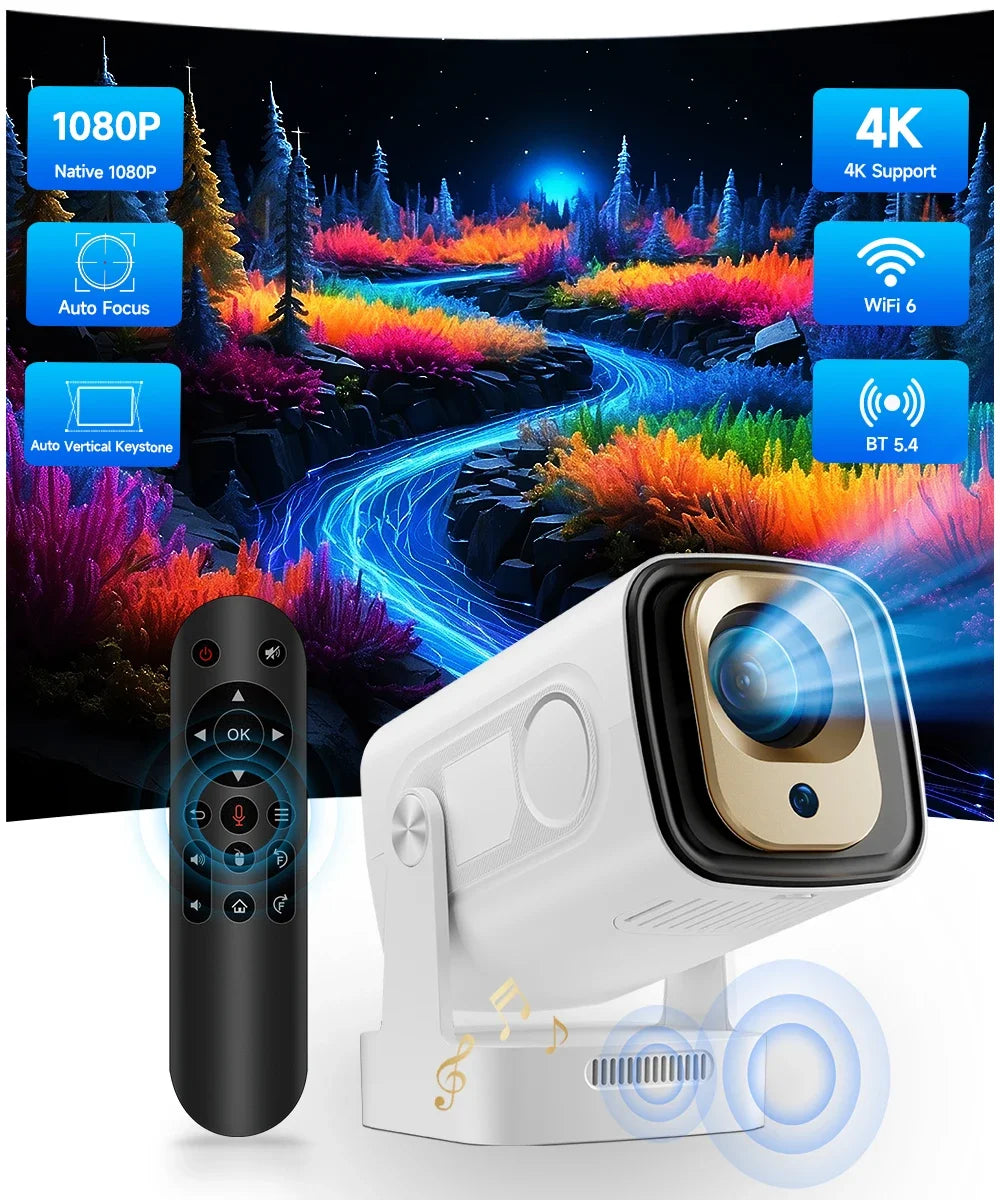 Magcubic Air Mouse & Voice Projector, Native Auto Focus, Decoding — product view 1