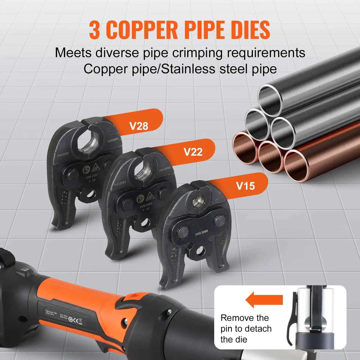 Cordless Electric Pipe Crimping Tool — product image 3