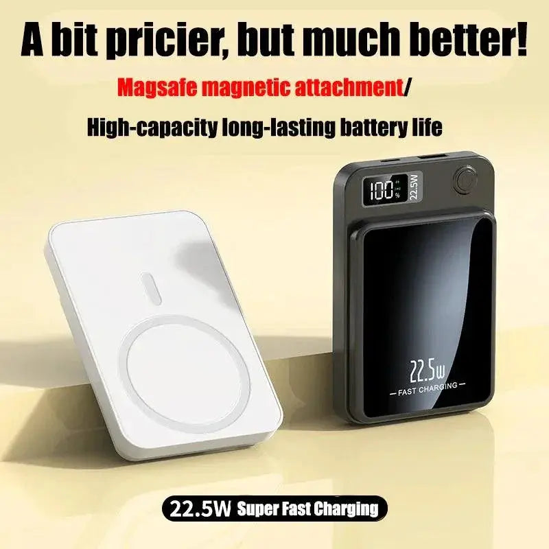Magnetic Wireless Power Bank Fast Charging Revolution Device