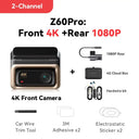 Ddpai Z60 Pro Cam - 4k Front Rear Car Camera