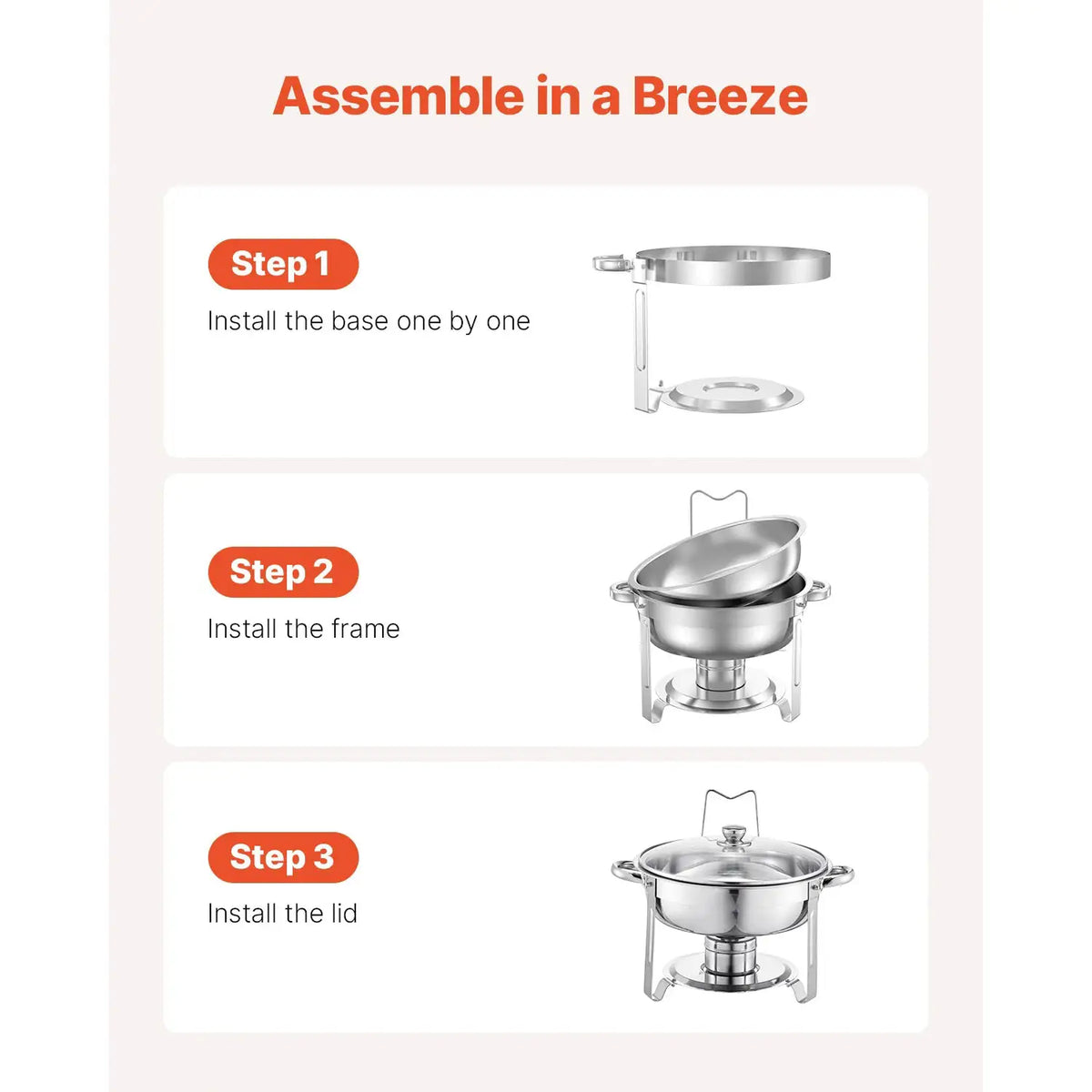 Professional Grade Buffet Chafers — product image 5