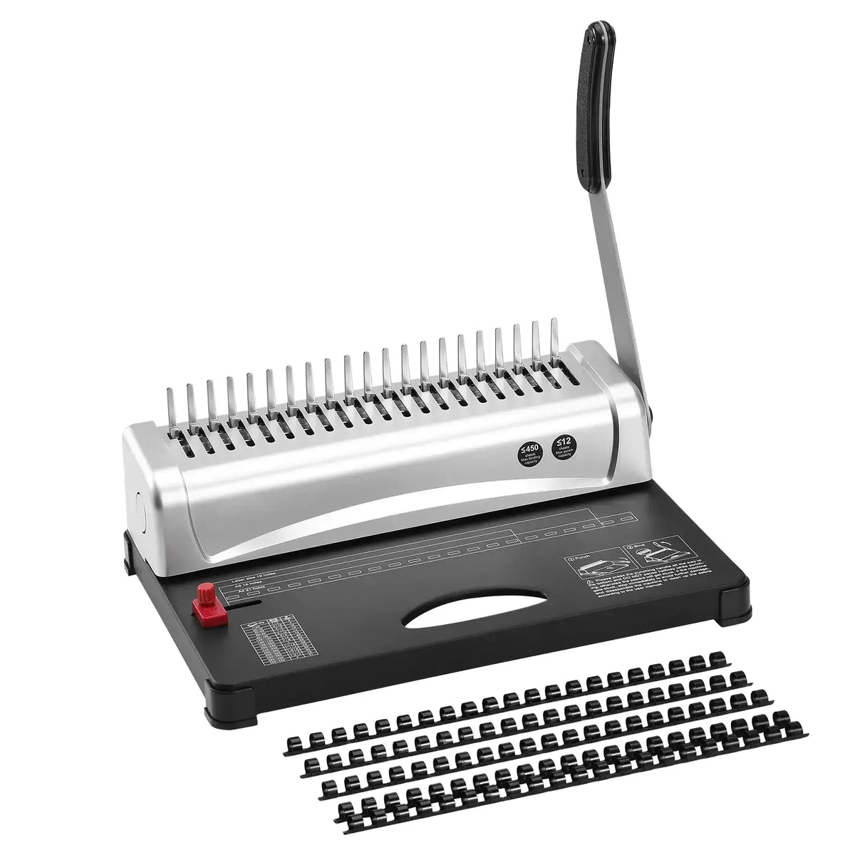Manual Comb Binding Machine Holes — product view 1