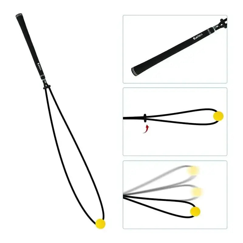 Golf Swing Practice Rope Adjustable Trainer Golf Accessory
