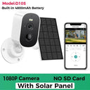 Solar Powered Outdoor Security Camera With 1080P