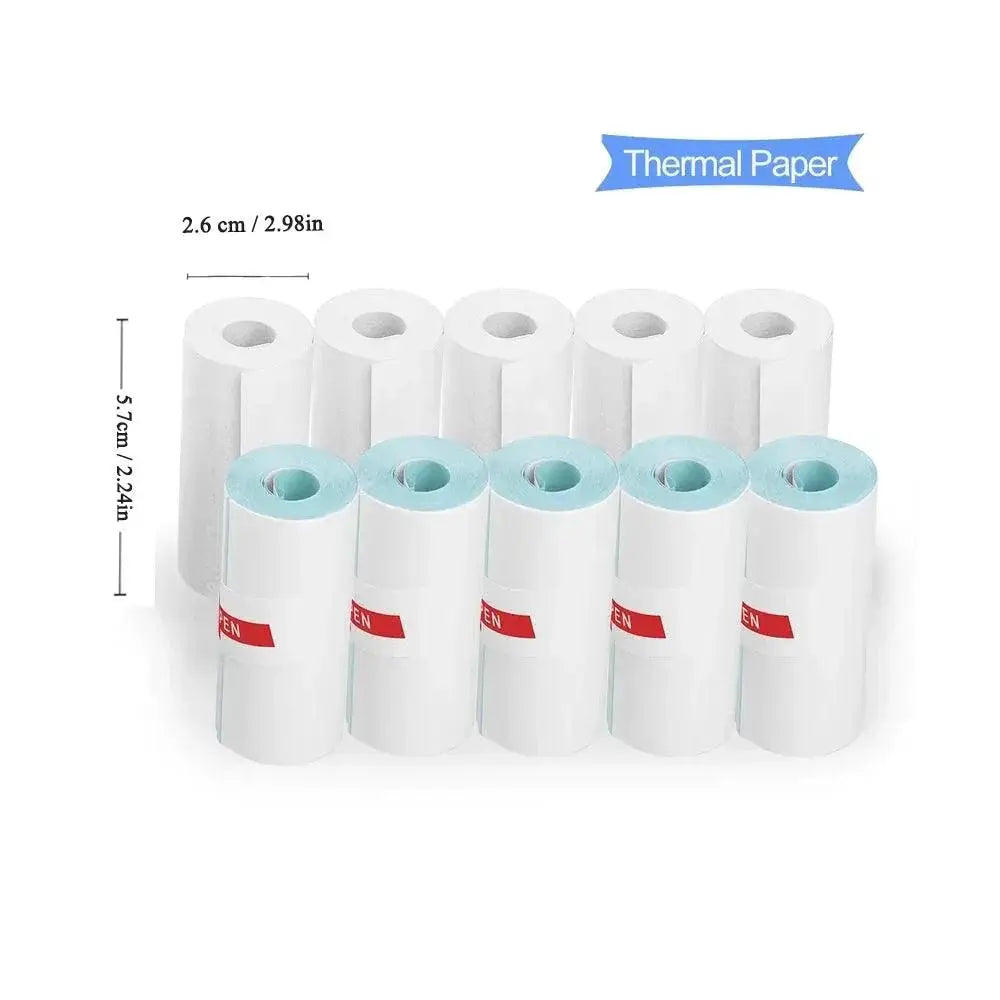 Mini Wireless Pocket Label Printer Bluetooth Sticker Paper