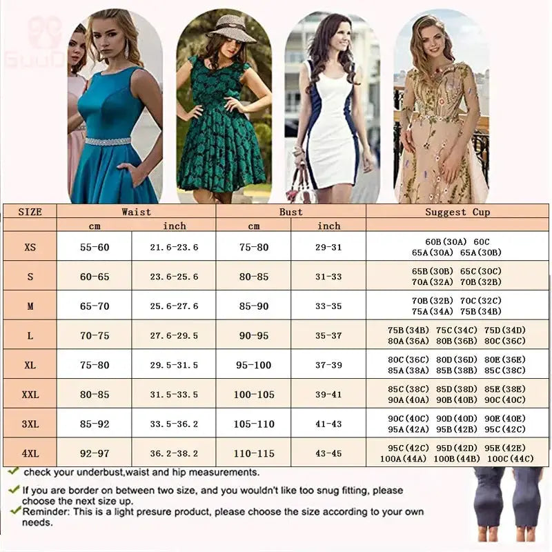 GUUDIA Slimming Seamless Bodysuit Tummy Control Shapewear