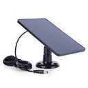 Solar Panel Security Camera Charger Efficient Outdoor Power Kit