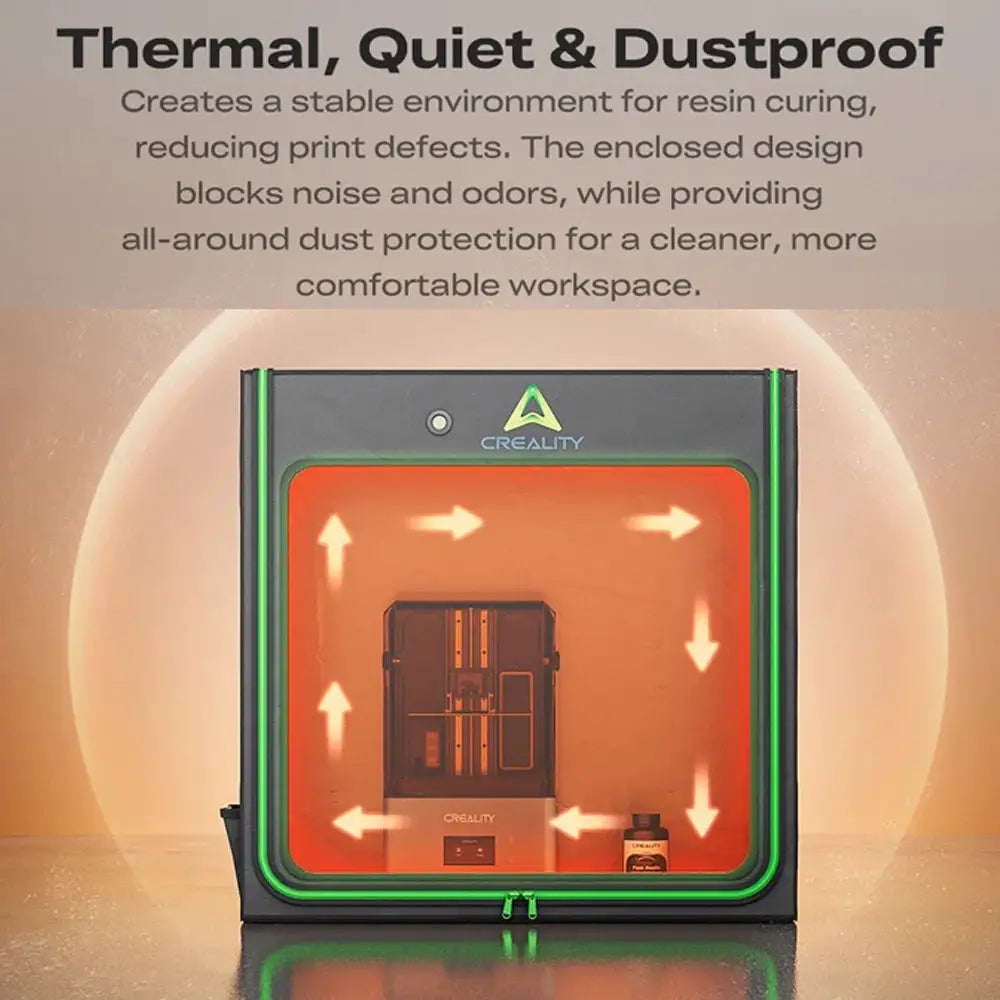 Creality 3D Enclosure for Resin Printer Thermal Protection Anti-Curing Film Compatible with The Creality Halot Full Product Line