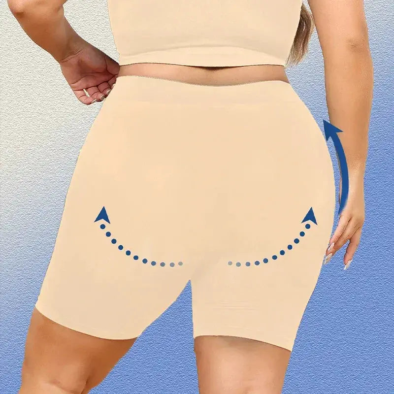 Seamless Anti Chafing Shapewear Shorts Tummy Control