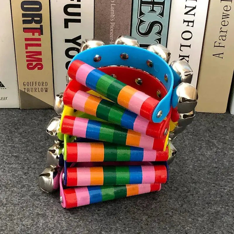 Orff Wooden Hand Bells For Toddlers Educational Music