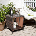 Glass Outdoor Table