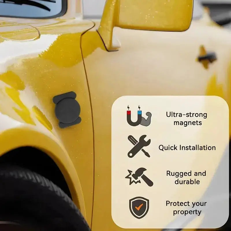 Magnetic Smart Tag Locator for Apple AirTag Mini GPS Tracker Magnetic Car Vehicle Protable Anti-lost Case Bluetooth Localizador