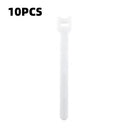 10/30/50pcs Multi-Purpose Fastener Cable Straps Tape Cable Ties Reusable Hook Loop Strips Wire Ties Cables Organizer Cord Wraps