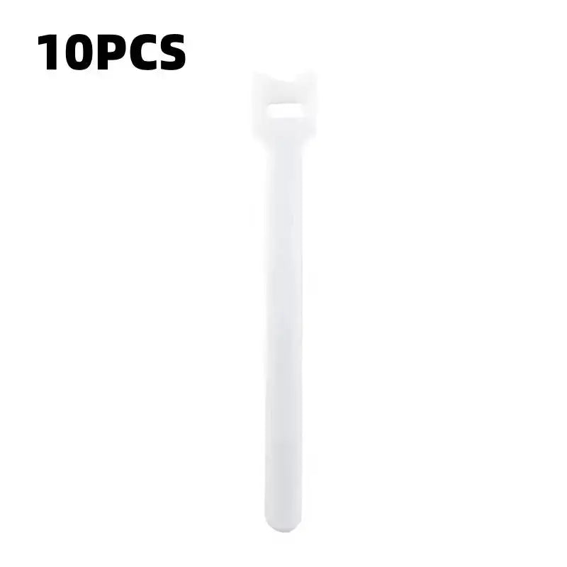 10/30/50pcs Multi-Purpose Fastener Cable Straps Tape Cable Ties Reusable Hook Loop Strips Wire Ties Cables Organizer Cord Wraps