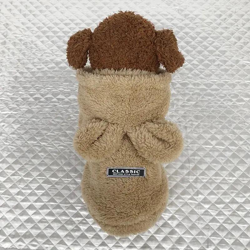 Winter Fleece Dog Hoodie For French Bulldog And Pug Cozy