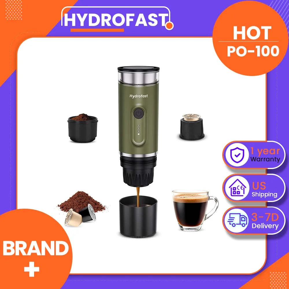 Hydrofast / Battery Portable Espresso Machine, Pump, Tank — product view 1
