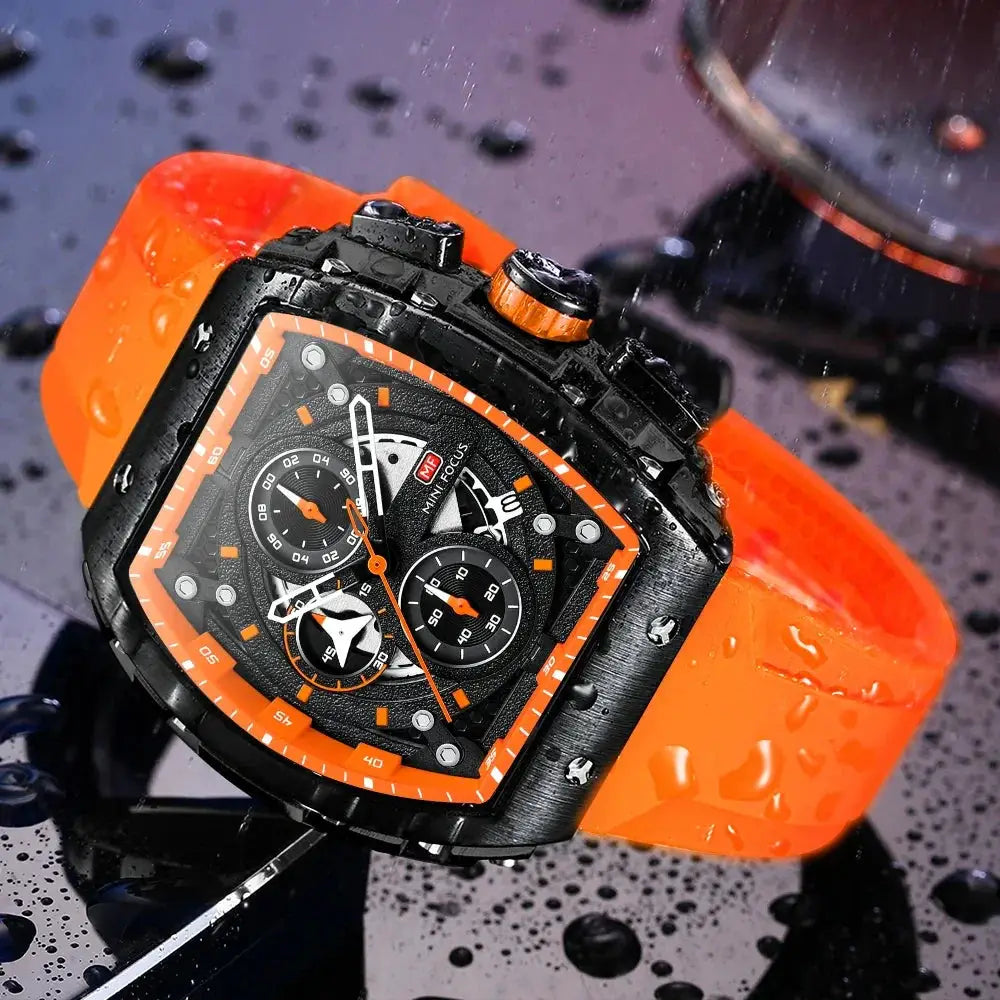 Minifocus Men's Military Sport Chronograph Quartz Watch