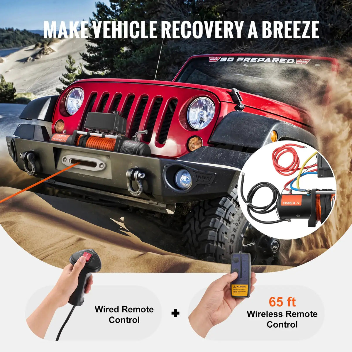Heavy Duty Electric Winch Set — product image 5