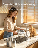 Stainless Steel Quiet Pet Fountain