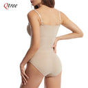 Qtree Plus Size Tummy Control Bodysuit Slimming Shapewear