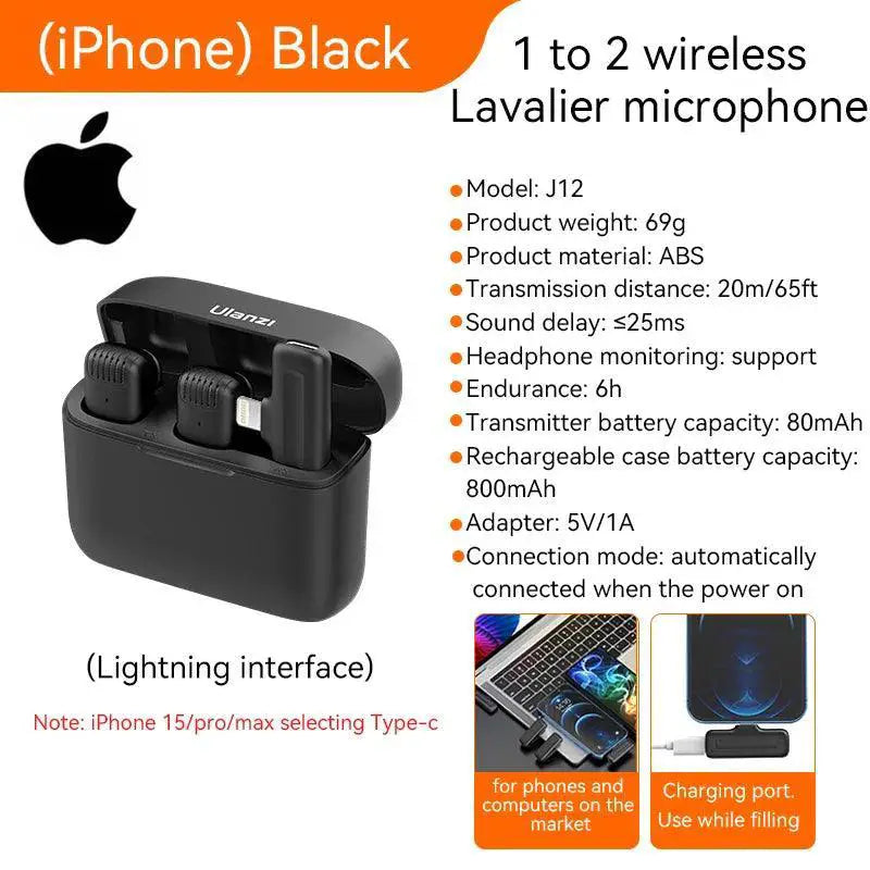 Clear Lavalier Mic Kit - Interviews — Black Lightning Port