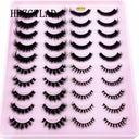 3D Mink Fluffy Eyelashes Variety Pack for Eye Looks