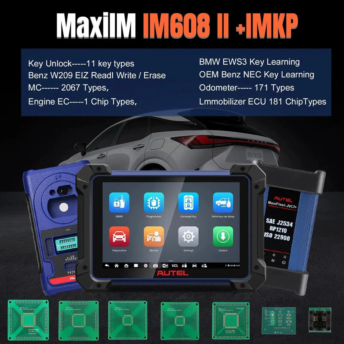 Autel MaxiIM PRO IMMO Key Fob Programming Tool II Auto — product view 3