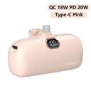 Mini 5000mAh Fast Charge Power Bank for iPhone Samsung